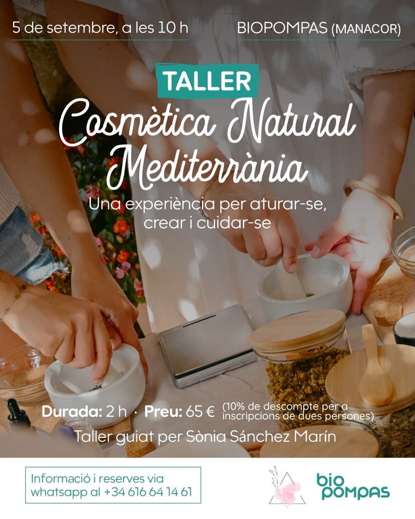 Experiencia de Cosmética Natural Mediterránea · Manacor